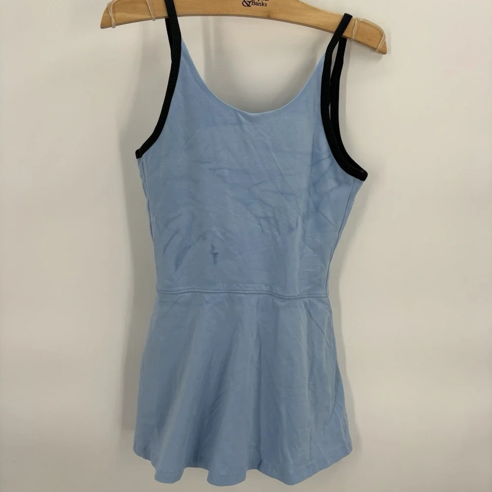 Free People FP Movement Women's Hot Shot Skortsie Womans Size XS Blue #27P